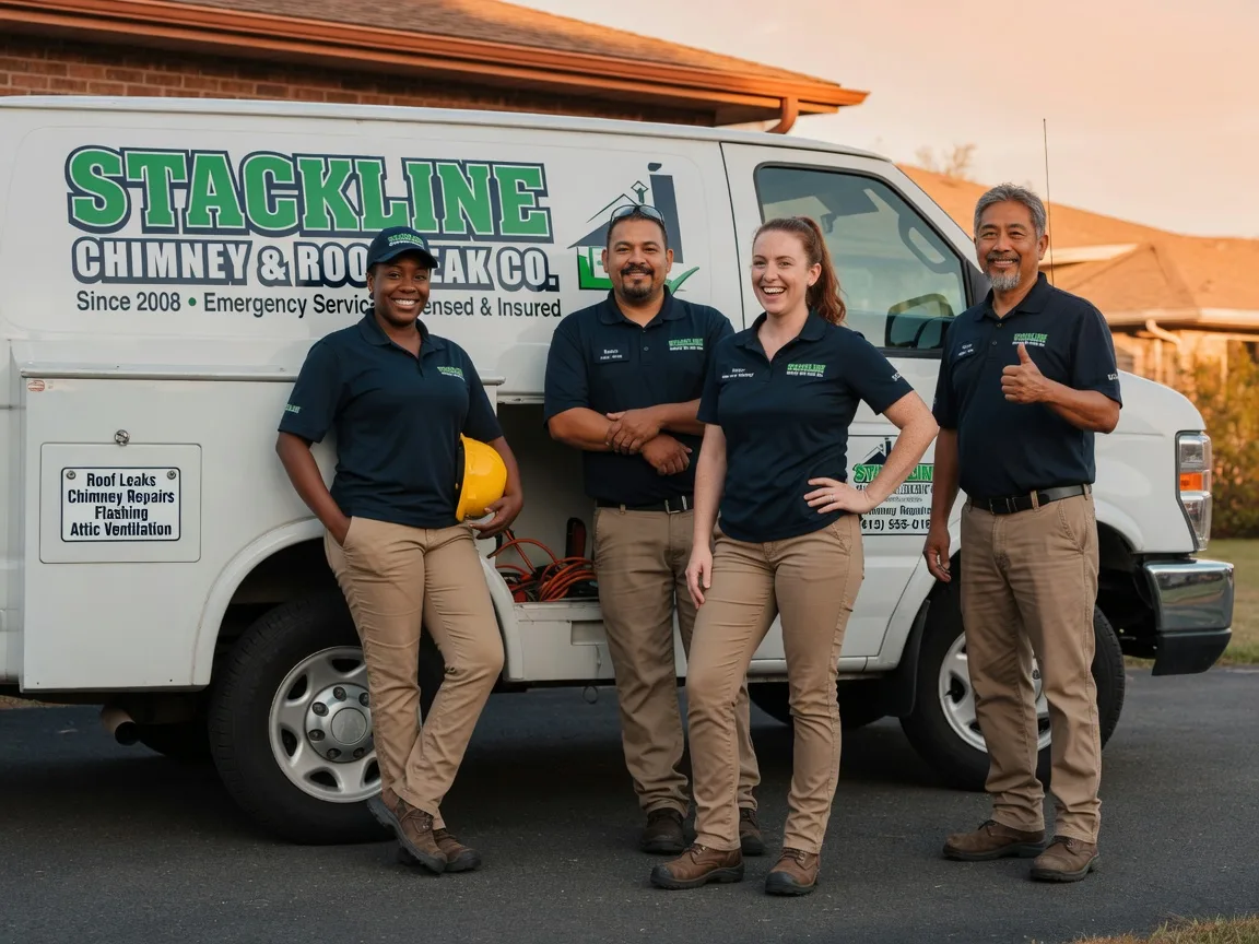 Chimney flashing repair company in Gautier, MS